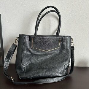 Black Pleather Bag
